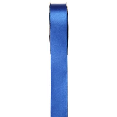 Noeuds, rubans, tulles - Dcoration mariage  - Ruban Mariage Satin Bleu Royal 6 mm x 25 mtres : illustration
