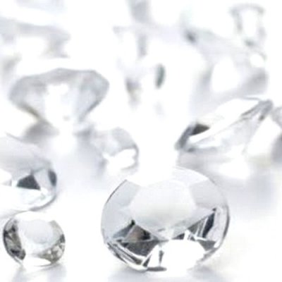 Mariage thme hiver  - Diamants de Table Transparent 10 mm Dco Mariage (lot ... : illustration