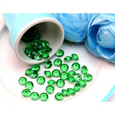 Decoration Mariage  - Diamants De Table Vert Emeraude 10 mm Dco Mariage ... : illustration