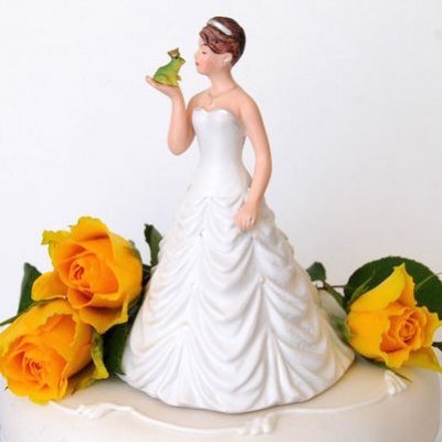 Figurines Mariage  - Figurine gateau mariage Cendrillon  : illustration