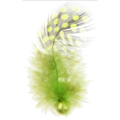 Mariage thme plume  - Plumes avec Perle - Vert - Dcoration Mariage : illustration