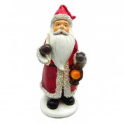 Père Noël rouge en résine 13,5 cm